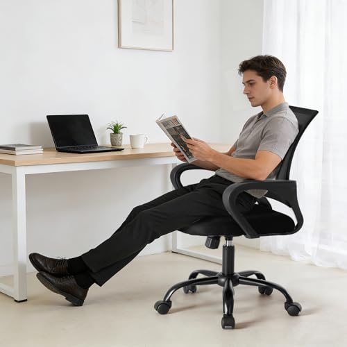 Smart Home OLIXIS Office Desk Chair - Ergonomic Mid for Daily Use