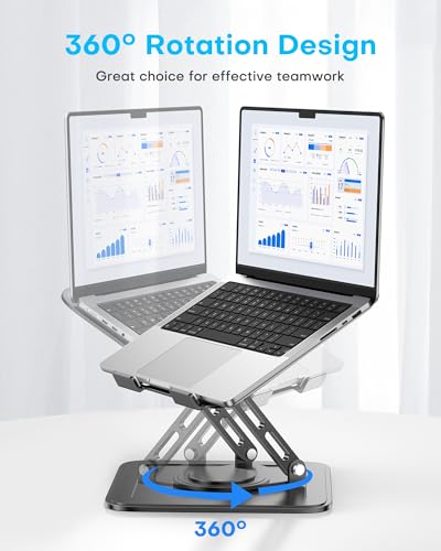 Minimalist LOXP Adjustable Laptop Stand, Computer Stand with 360 Rotating Base, Collection