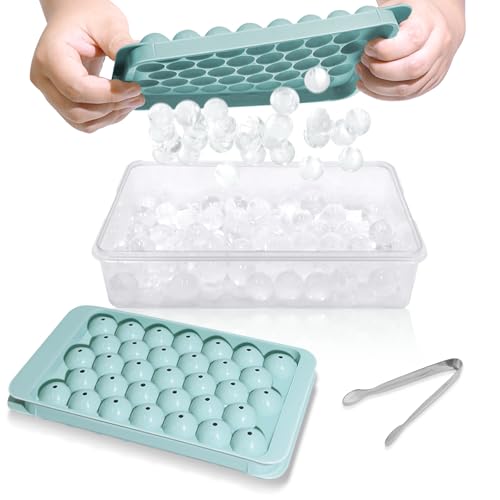 Classic WIBIMEN Ice Cube Tray with Lid and Bin for Daily Use
