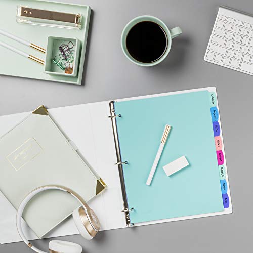 Eco-Friendly Avery Write & Erase Dividers for 3 Ring Binders, 8 Collection