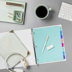 Eco-Friendly Avery Write & Erase Dividers for 3 Ring Binders, 8 Collection