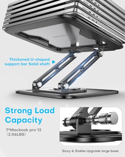 Minimalist LOXP Adjustable Laptop Stand, Computer Stand with 360 Rotating Base, Collection