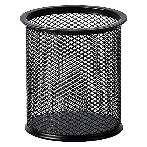 Minimalist Basics Wire Mesh Pen Holder, Pencil Cup Desk Organizer for Collection