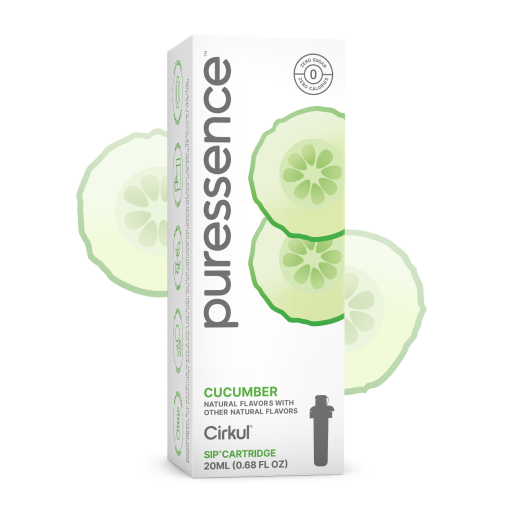 Vitamin-Infused Puressence Cucumber (Unsweetened) 5WHH - Electrolyte Hydration Enhanced Taste Cartridges - Default Title